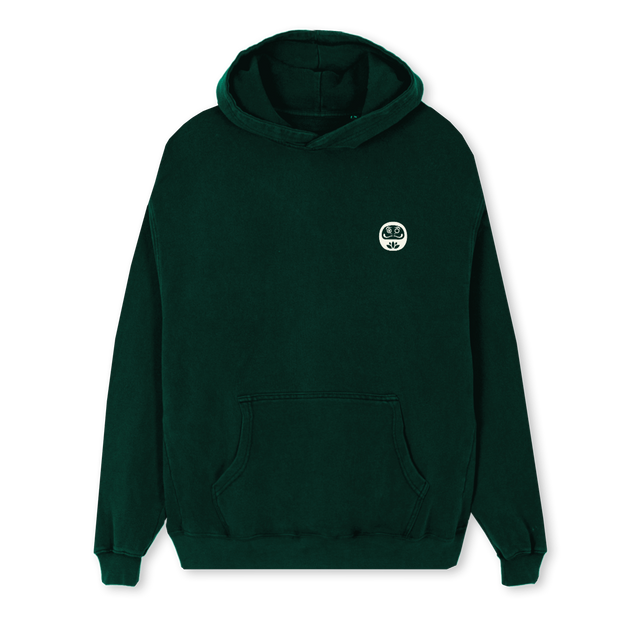 DARUMAGREEN Wild Green Regular Hoodie.