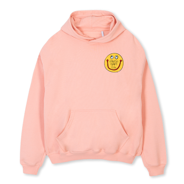 H Pink Clay Oversized Hoodie.
