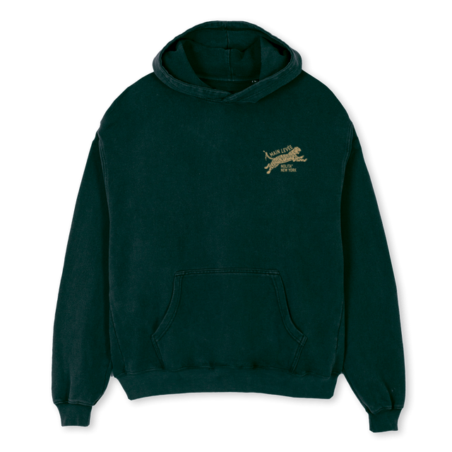 AMLCHINATOWNTIGER_WGOLDEN Wild Green Oversized Hoodie.