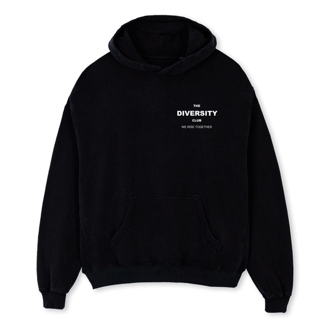 DCORIGINAL Black Oversized Hoodie.