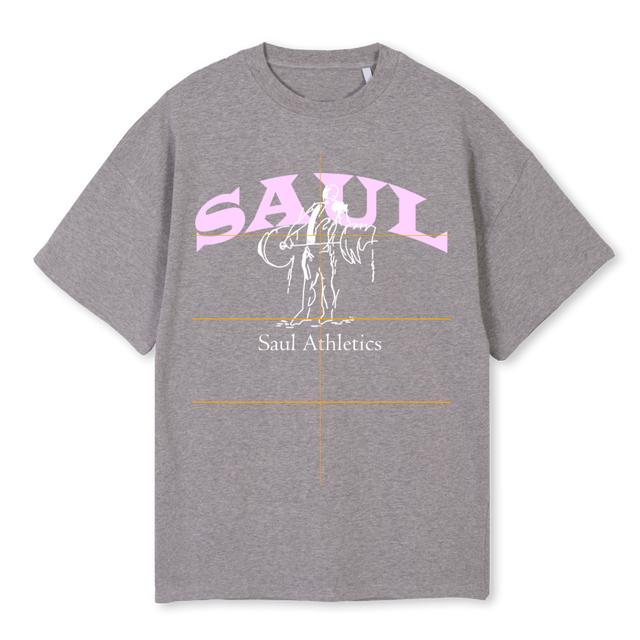 PT Grey Marl Oversized Tee.