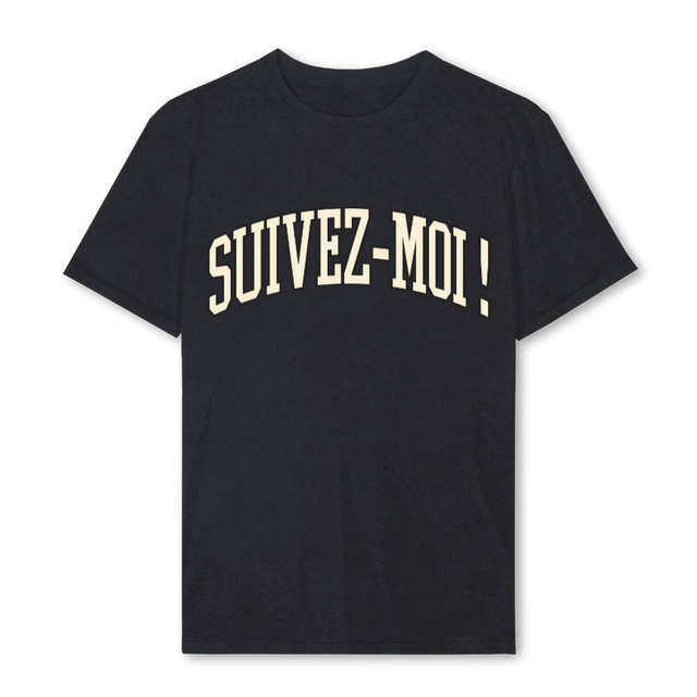 SUIVEZ MOI_VBR Vintage Black Regular Tee