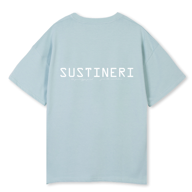 PROTOTYPE PRINT OST Cold Blue Oversized Tee.