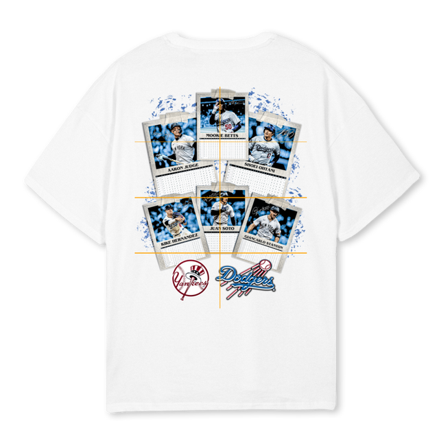 MLBTEE White Oversized Tee.