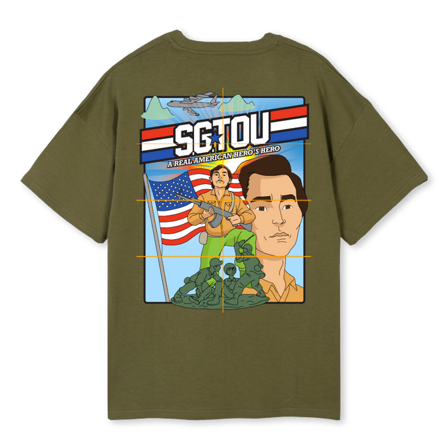 SGTOU Kaki Oversized Tee.