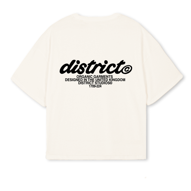 PRIMARYLOGOTEE_VW Vintage White Oversized Boxy Tee