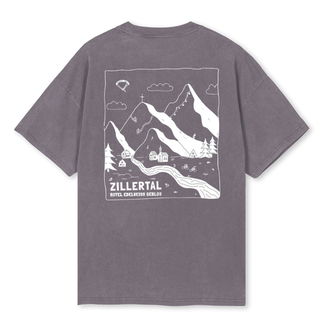 ZILLERTAL_PG Pigment Grey Oversized Tee.