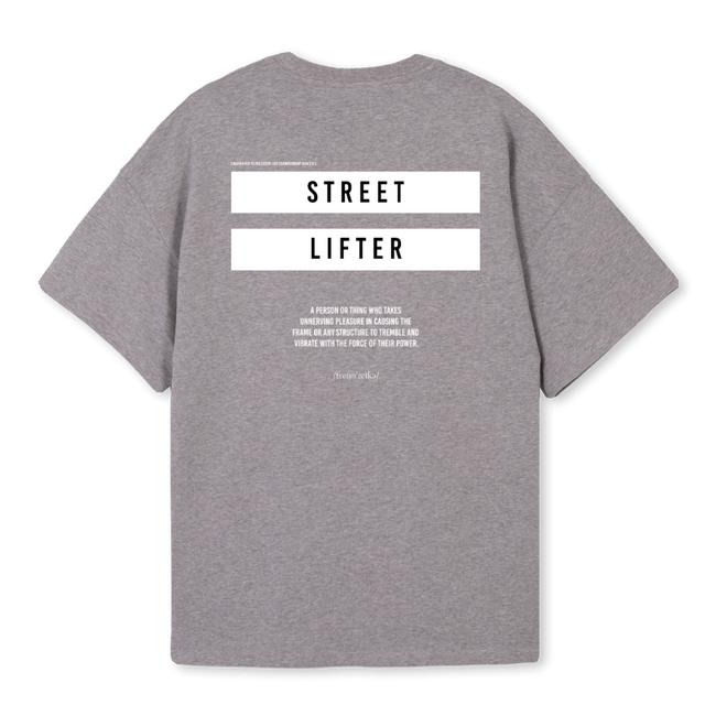 OVERSIZED T Grey Marl Oversized Tee.