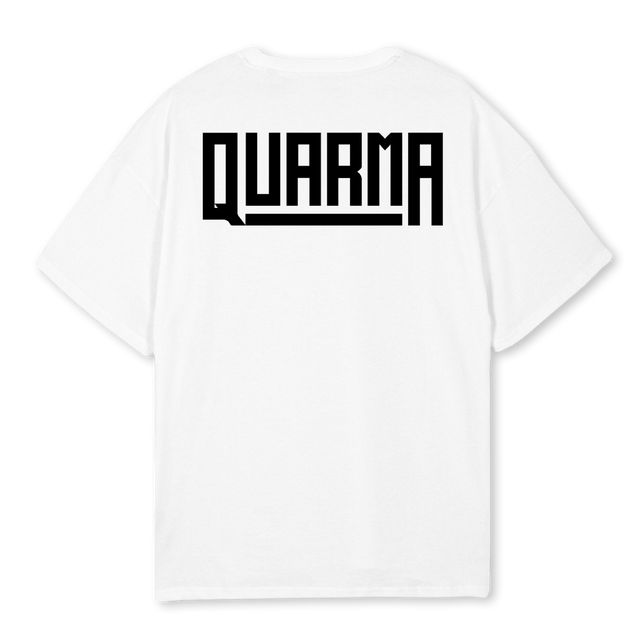 BIGBACKLOGO White Oversized Tee.