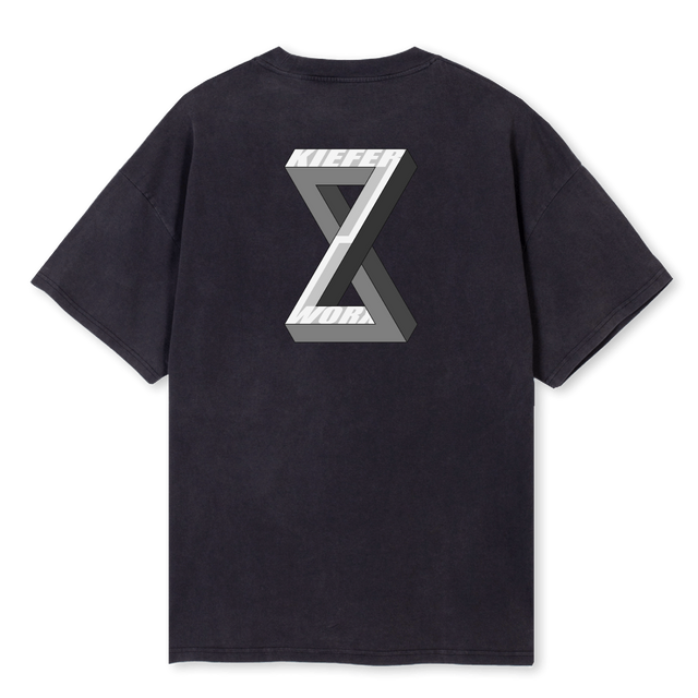 KXVINTAGEBLACKSHIRT Vintage Black Oversized Tee.