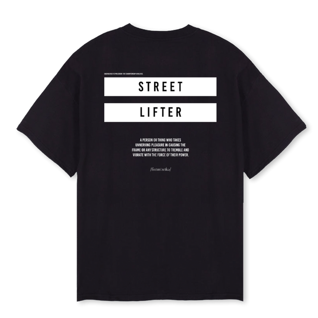 OVERSIZED T Black Oversized Tee.