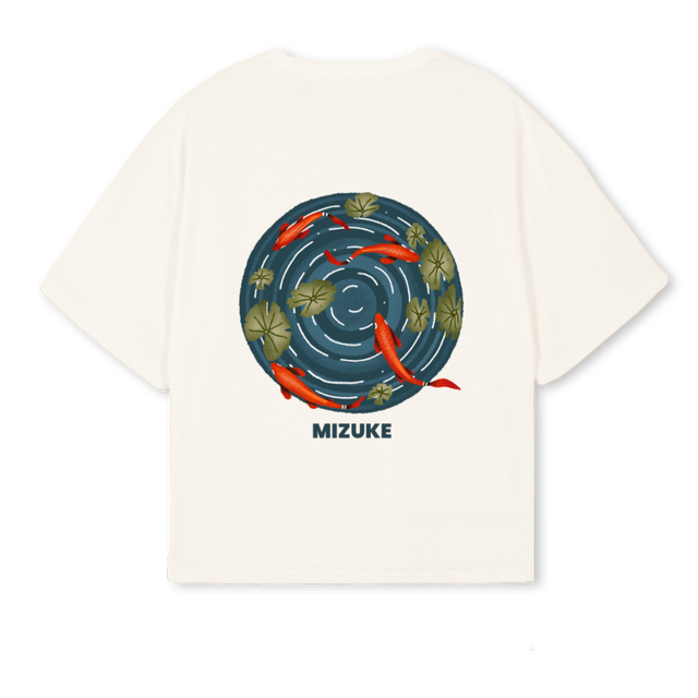 MIZUKE LAGO_VW Vintage White Oversized Boxy Tee