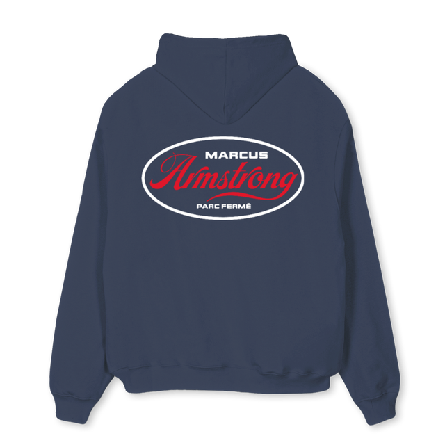 ARMSTRONG_NB_SP Navy Blue Oversized Hoodie