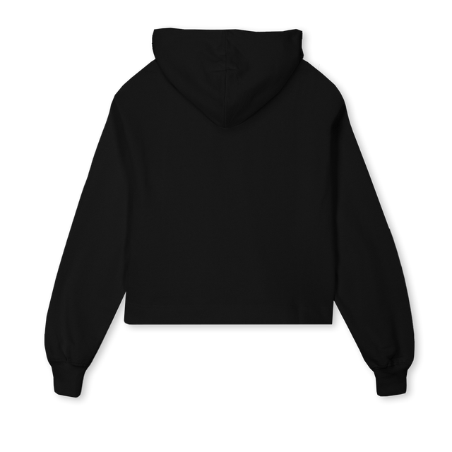ROLLRCROPHOODIE Black Cropped Hoodie.