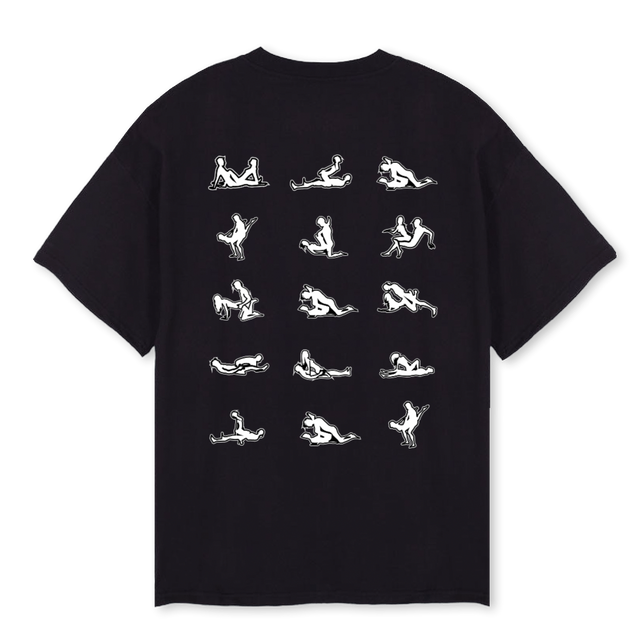 CARPE DIEM TASD Black Oversized Tee.