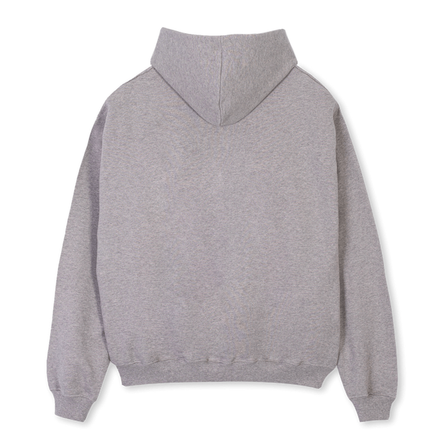 YSPT BASIC BLUE Grey Marl Oversized Hoodie.