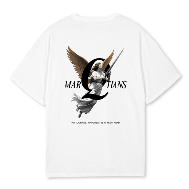 MQ_W White Oversized Tee.