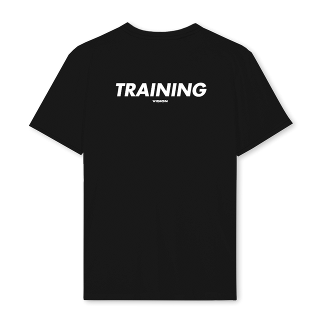 TRAINING VISION TEE Black Regular Tee.