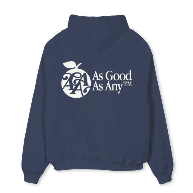 AGAAAPLE2_COLOUR Navy Blue Oversized Hoodie