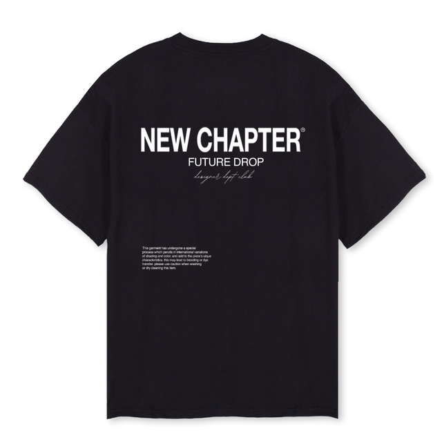 NCFUTUREBLCK Black Oversized Tee.
