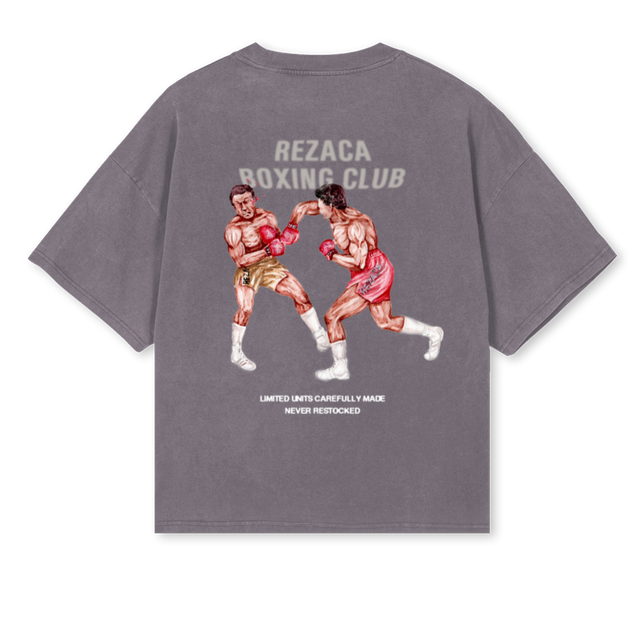 BOXING_PG Pigment Grey Oversized Boxy Tee.