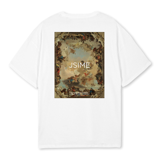 CONSTELATIONS T W White Oversized Tee.