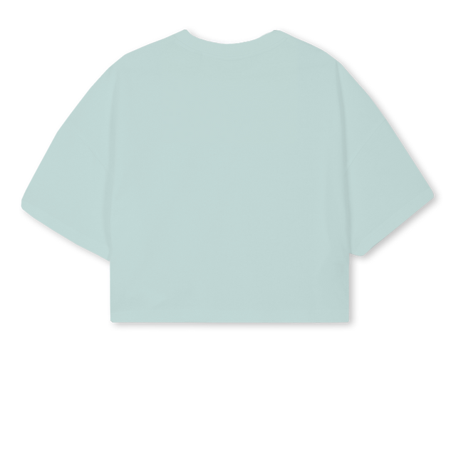JOHNG_CROPPEDCENTERCB Cold Blue Cropped Oversized Tee.