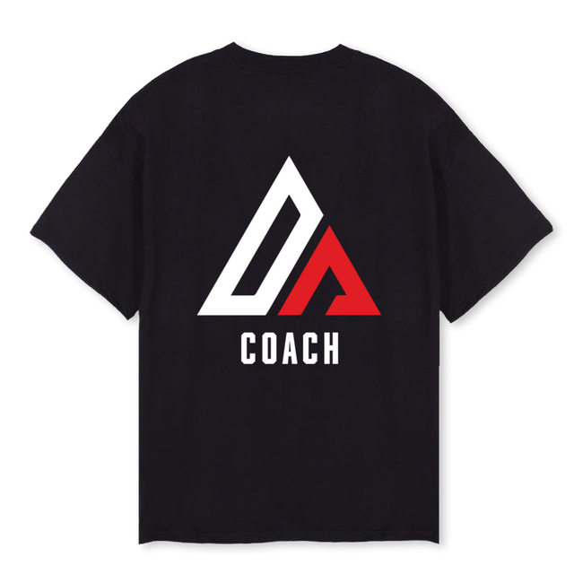 DATEE_OSCOACH Black Oversized Tee.
