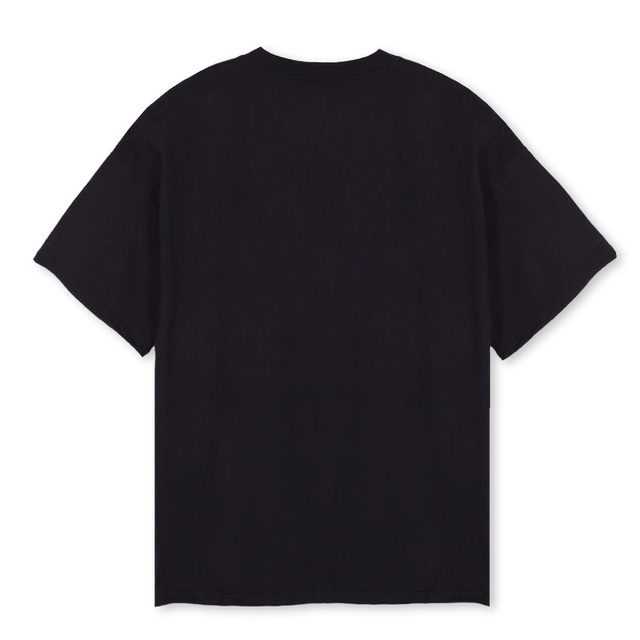 CCCIRCLE_B Black Oversized Tee.