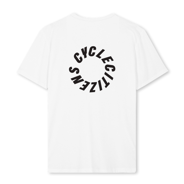 CIRCLEBACK_REG_W White Regular Tee.