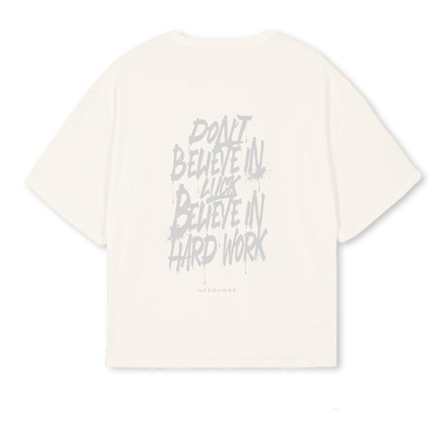 NEED MORE_VW Vintage White Oversized Boxy Tee.
