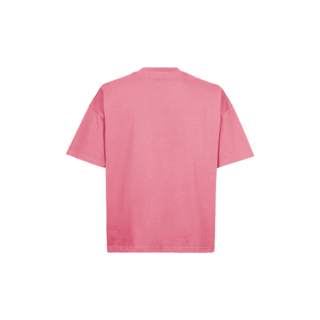 18-1755 TCX Vintage Rouge Red Oversized Boxy Tee.