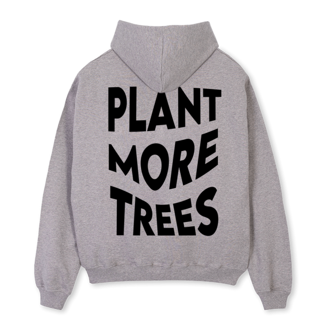 HOODIEZ_GM Grey Marl Oversized Hoodie.
