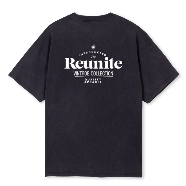 VINTAGE COLLECTION Vintage Black Oversized Tee.