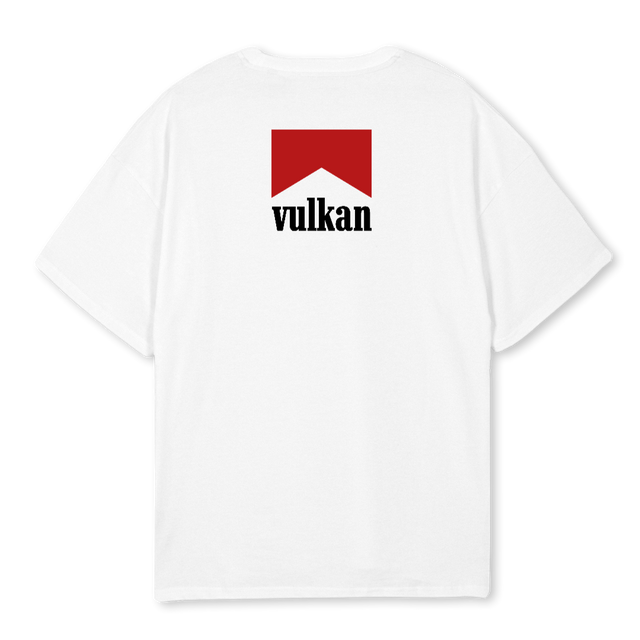 MARLBORO HVIT White Oversized Tee.
