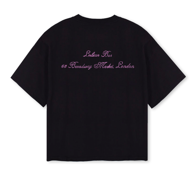 LACAMI Black Oversized Boxy Tee.