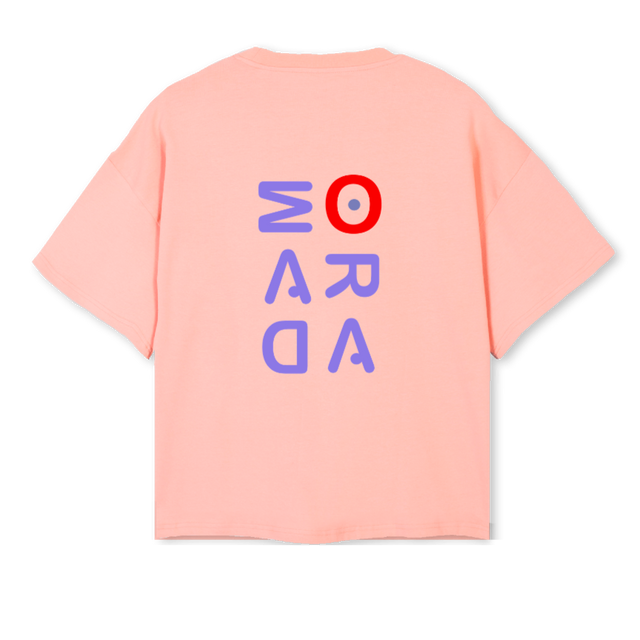 MORADAUNOPINK Pink Clay Oversized Boxy Tee