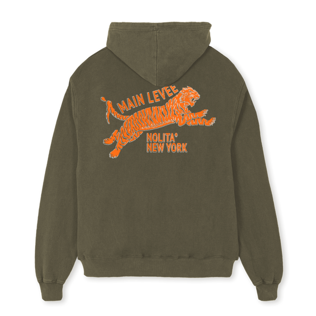 NOLITATIGER_VO Vintage Olive Oversized Hoodie