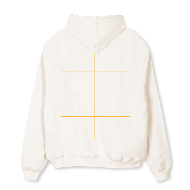 GLRC DIS HOO Vintage White Oversized Hoodie.