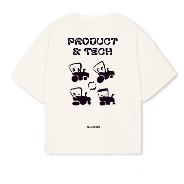 TBAUCTIONS_VW Vintage White Oversized Boxy Tee.