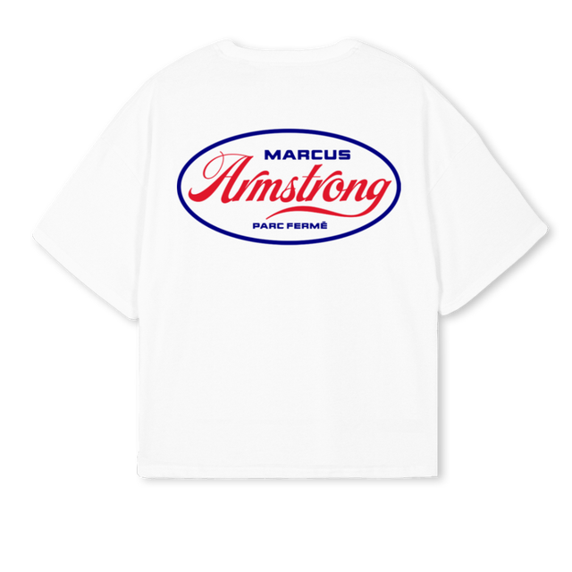 ARMSTRONG_SP White Oversized Boxy Tee