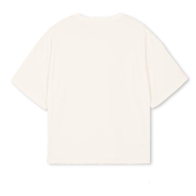 WHTEBSC Vintage White Oversized Boxy Tee.