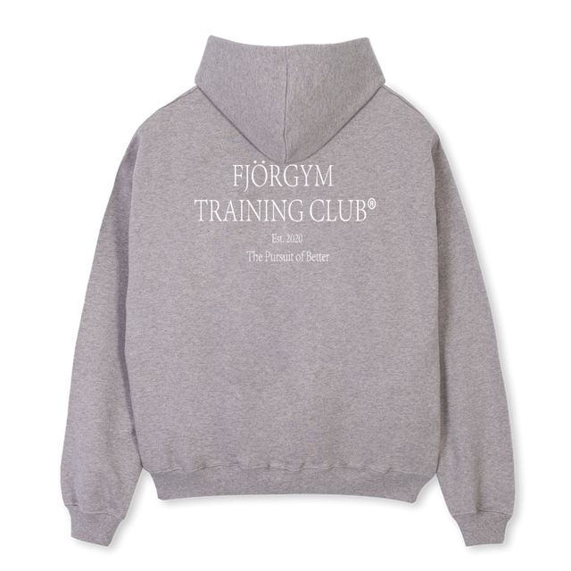 TRAINING CLUB II Grey Marl Oversized Hoodie.