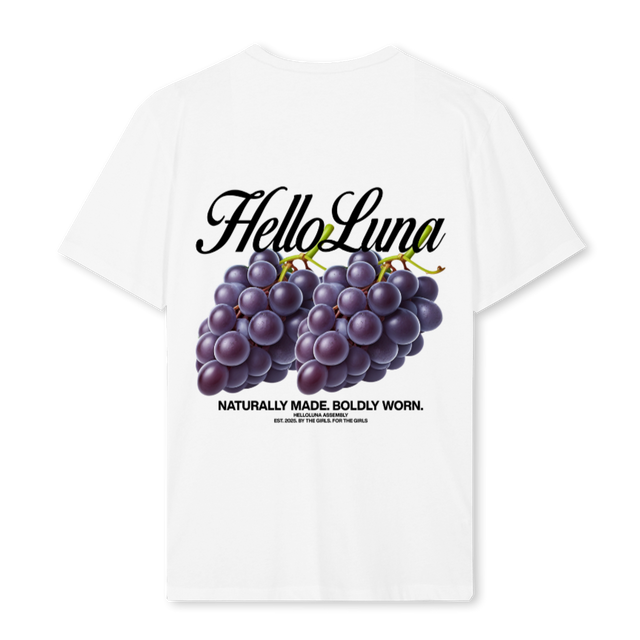 GRAPES_REGW White Regular Tee