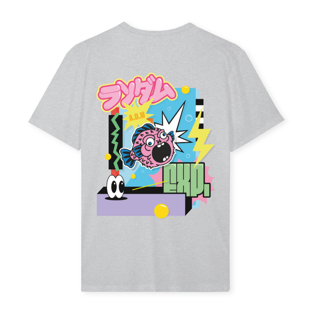 ADWXRNDMFUGU_LG Light Grey Marl Regular Tee