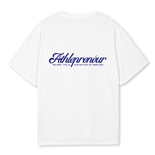 VALKONAVYTEE White Oversized Tee.