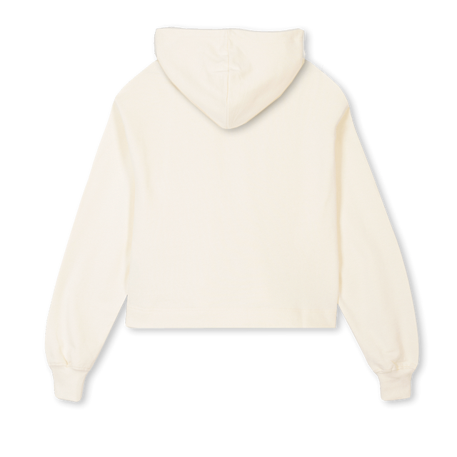 ROLLRCROPHOODIE Cream Cropped Hoodie.