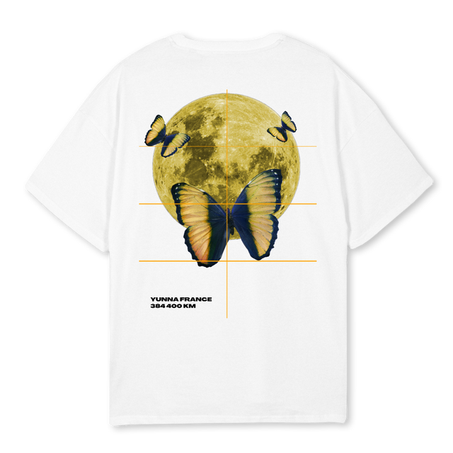 PAPIDORE White Oversized Tee.