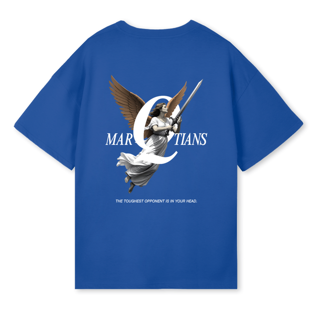 MQ Cobalt Blue Oversized Tee.