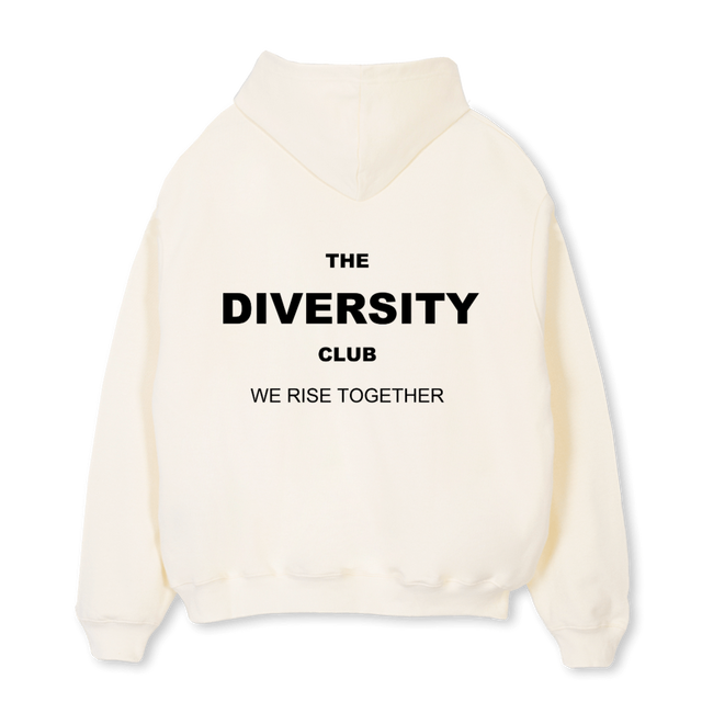 DCORIGINAL Cream Oversized Hoodie.